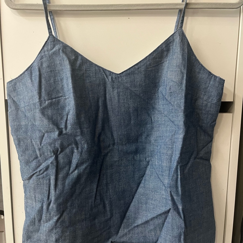 J. Crew Light Blue Denim Top